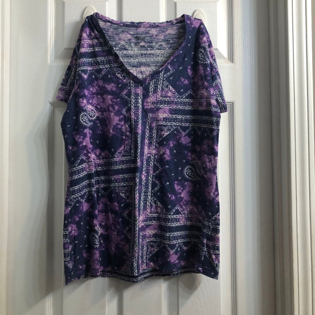 Purple Patterned Tee